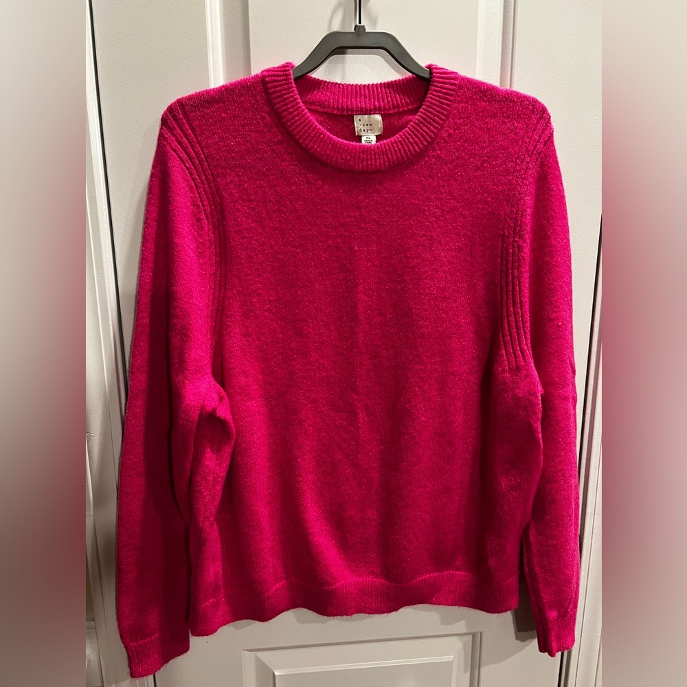A New Day Fuchsia/Hot Pink Sweater